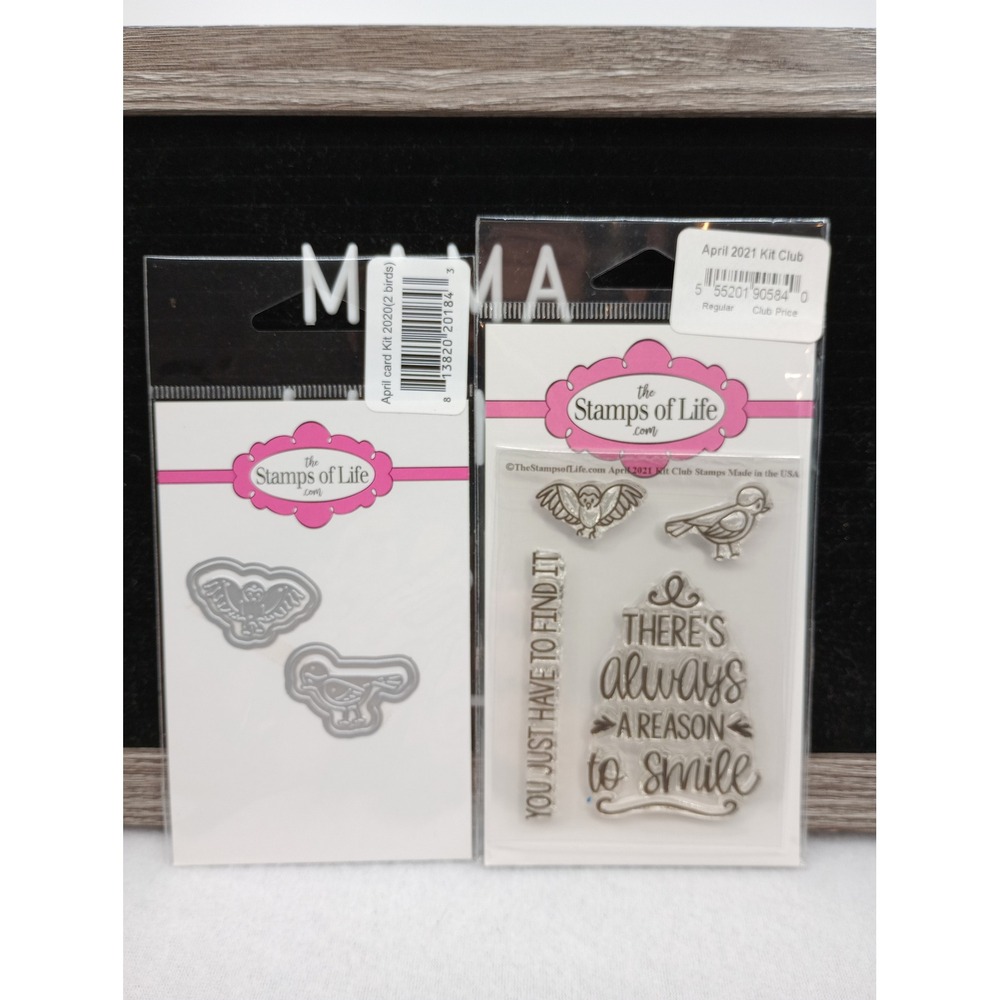 The Stamps of Life Bird Stamp and Die April 2021 Kit